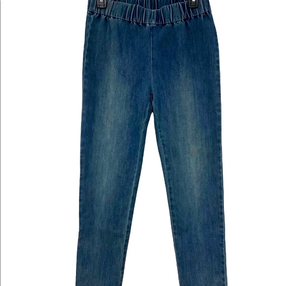 Soft Surroundings Denim - Soft Surroundings Metro Pull On Jeggings Small High Waist Elastic Waist Jeans